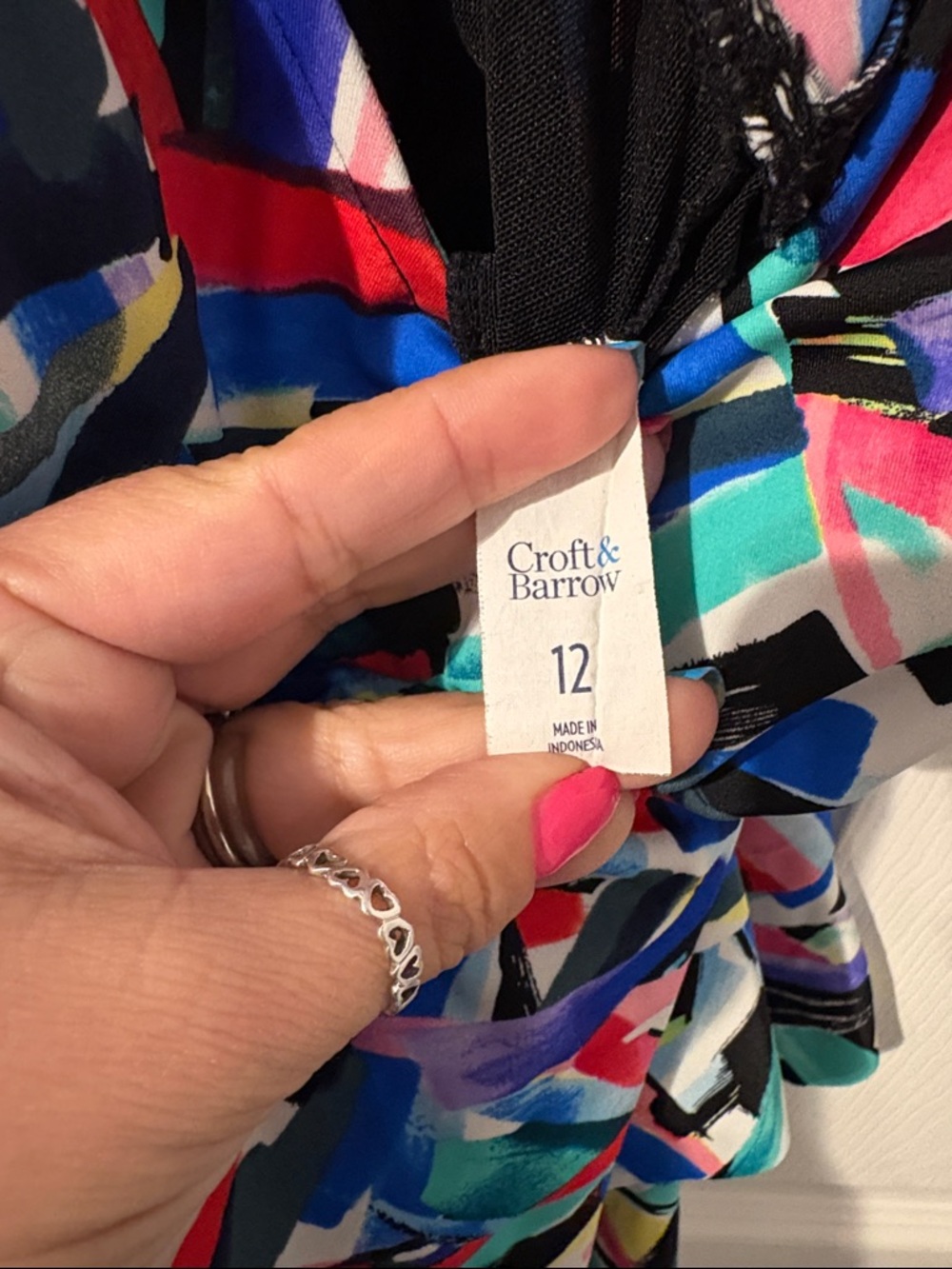Multicolor Women's Ruffled Bathing suit - Picture 2 of 4